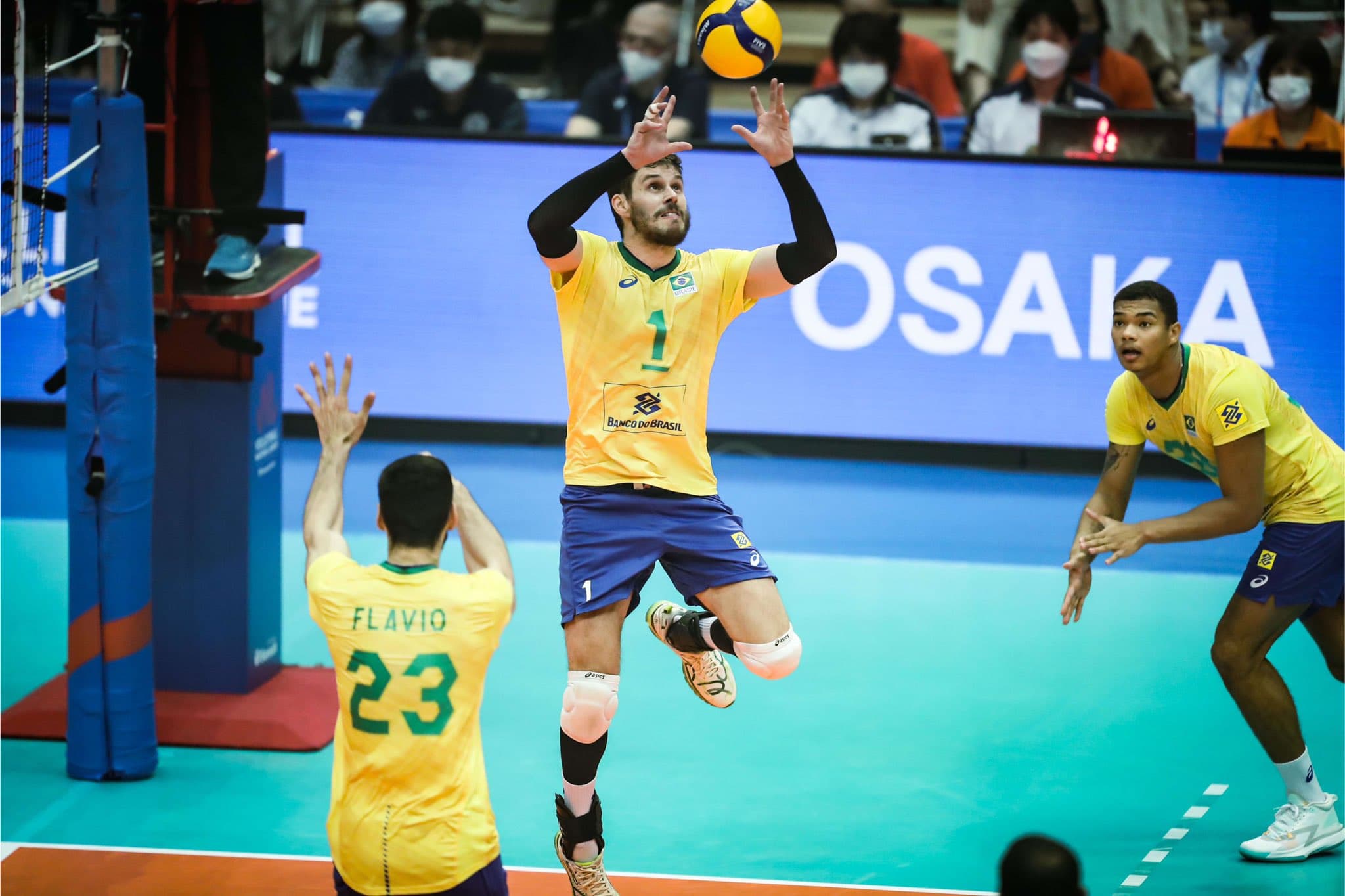 No vôlei, Brasil vence Canadá e encaminha classificação na Liga das Nações