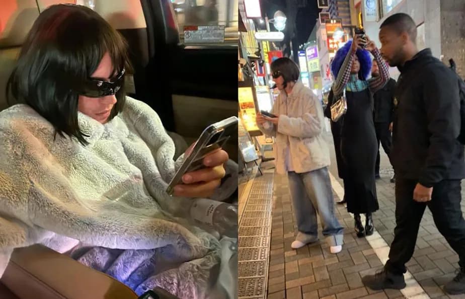 Justin Bieber admite que usou peruca como disfarce no Japão