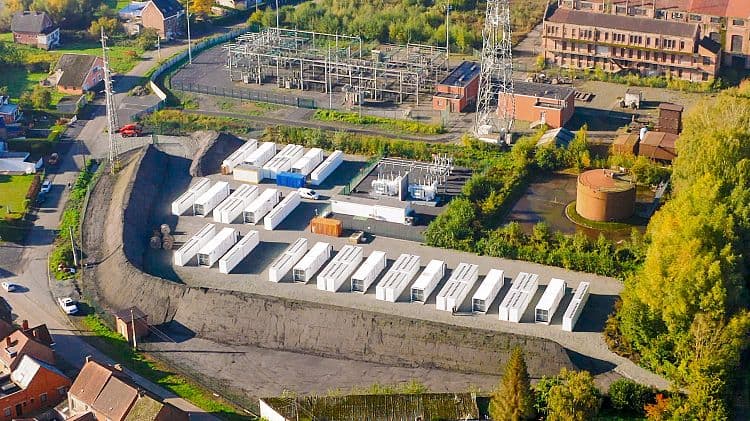 Maior central de armazenamento de energia é inaugurada na Bélgica