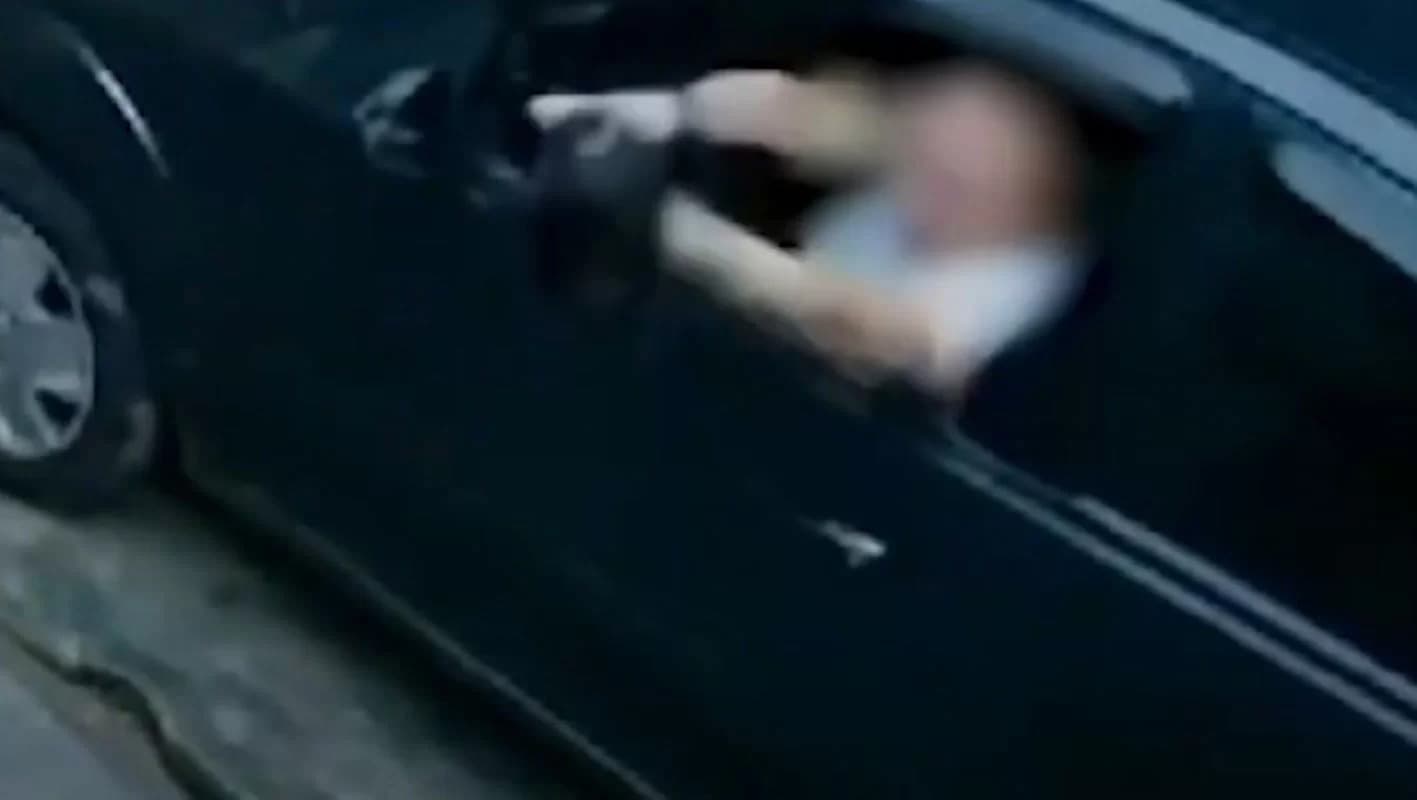 VÍDEO: Mulher joga gata pela janela do carro e a abandona, em SP