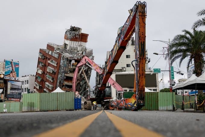 Terremoto de magnitude 5,8 atinge Taiwan nesta sexta-feira (10)