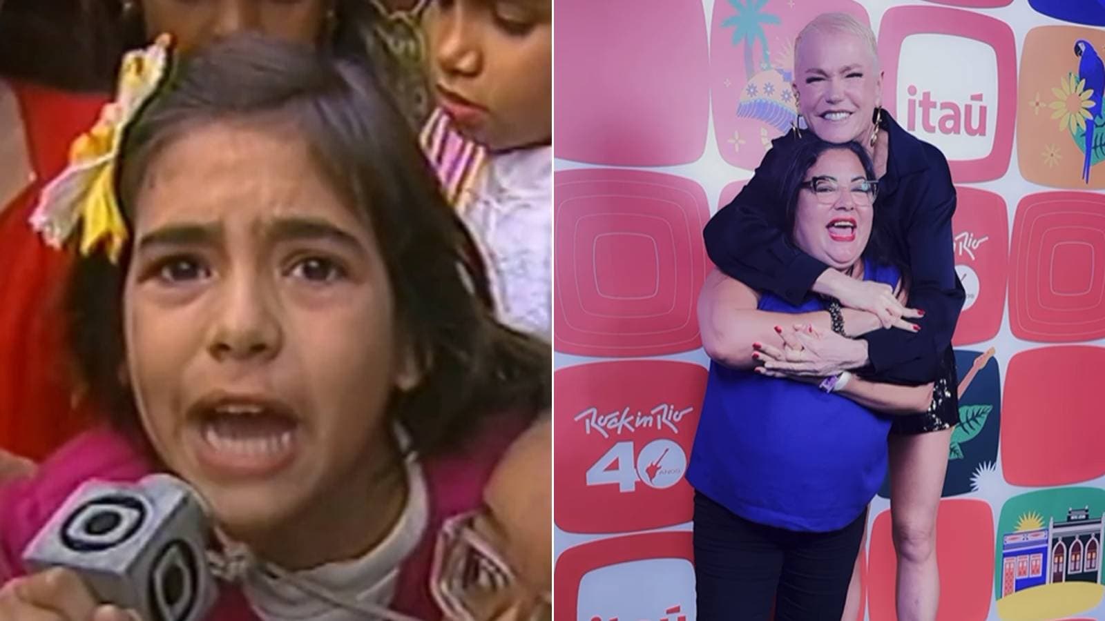 VÍDEO: Xuxa se encontra com mulher do meme “Que Xou da Xuxa é esse?” no Rock in Rio