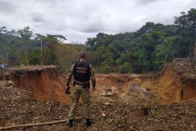 PF mira esquema de mercúrio para abastecimento de garimpo ilegal no Amazonas