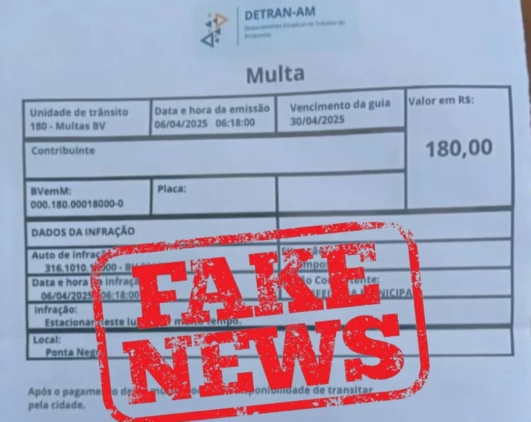 Empresa é denunciada após ‘distribuir’ multas falsas a motoristas de Manaus; entenda