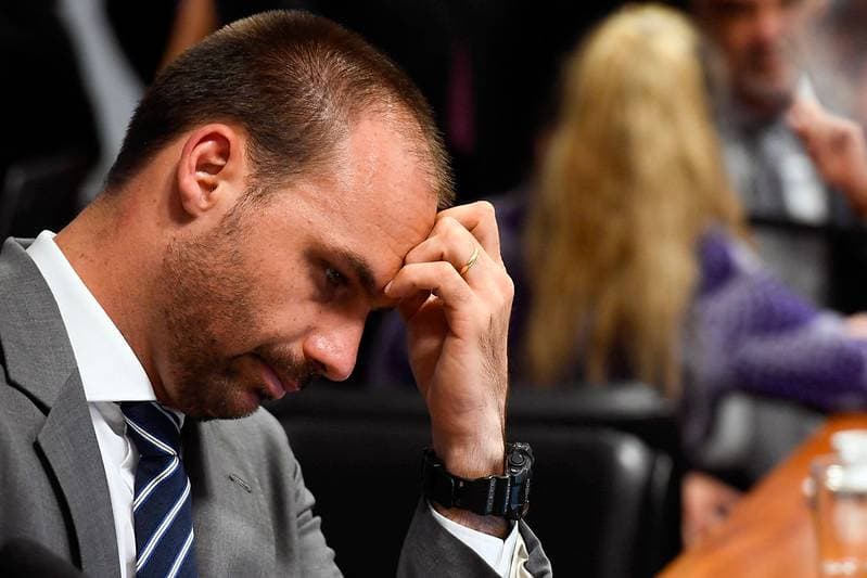 PF abre processo disciplinar contra Eduardo Bolsonaro por articular sanções dos EUA contra o Brasil