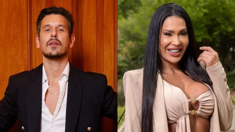 Ator João Vicente assume troca de mensagens picantes com Gracyanne Barbosa