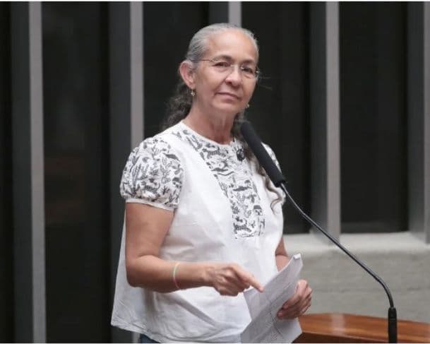 Ex-PT, Heloísa Helena toma posse na Câmara e critica o Governo Federal