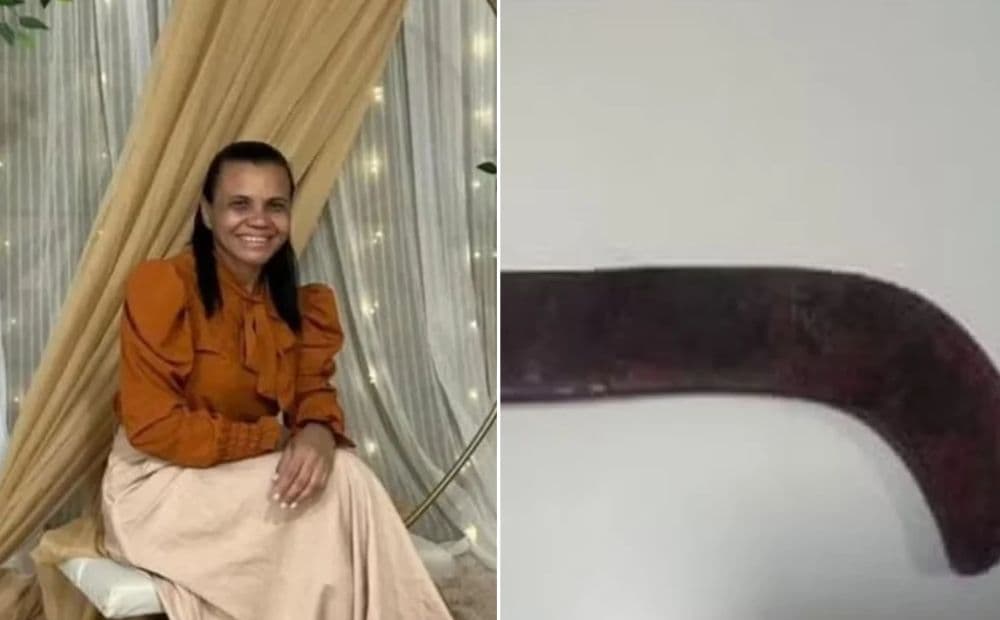 Professora é morta com golpes de foice pelo marido