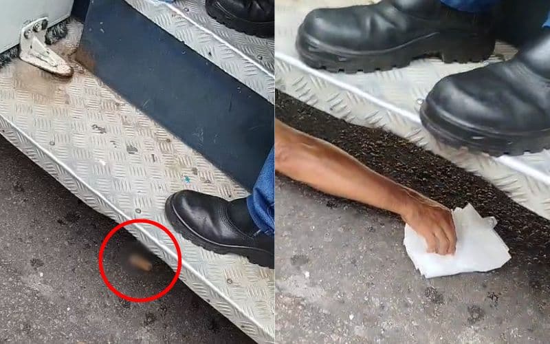 VÍDEO: Motorista tem dedo decepado em acidente com ônibus no Tarumã