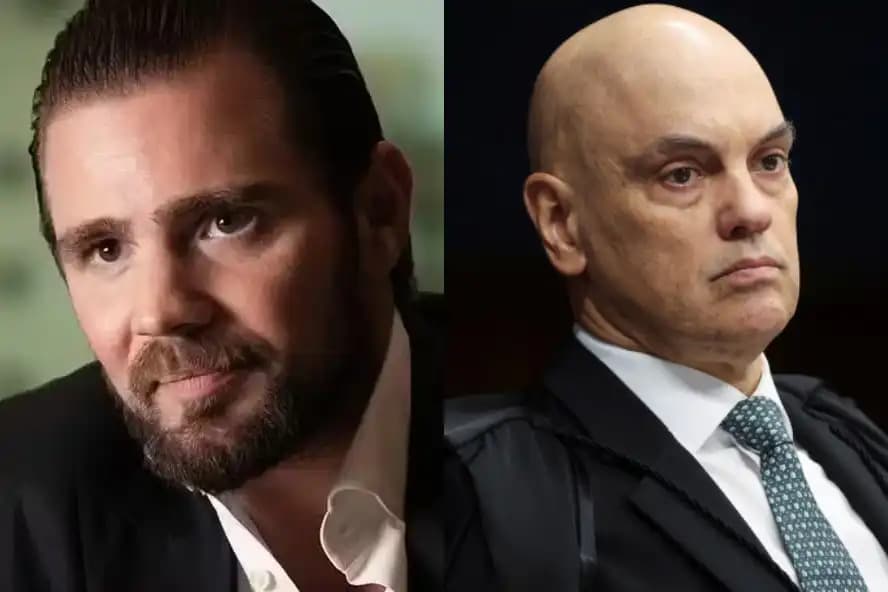 Vorcaro e Moraes trocaram mensagens por visualização única no dia em que banqueiro foi preso