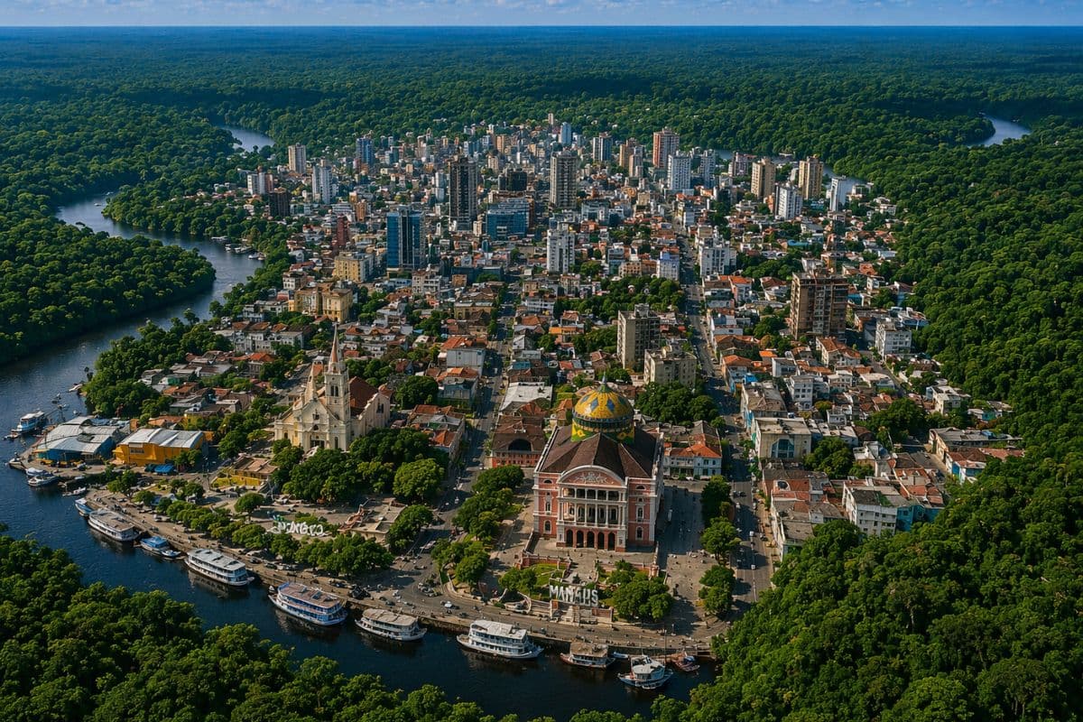 Como Manaus consegue ser quente e sem sombra no meio da Amazônia?