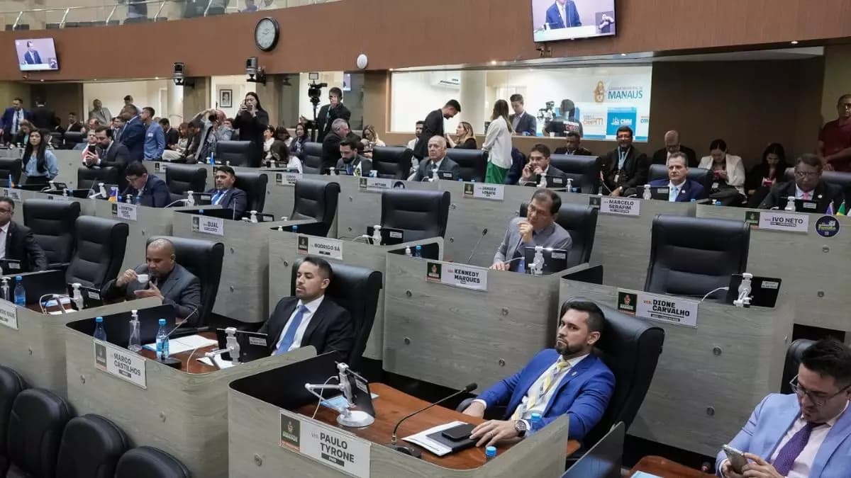 Vereadores aprovam urgência para projeto de sustentabilidade fiscal de Manaus