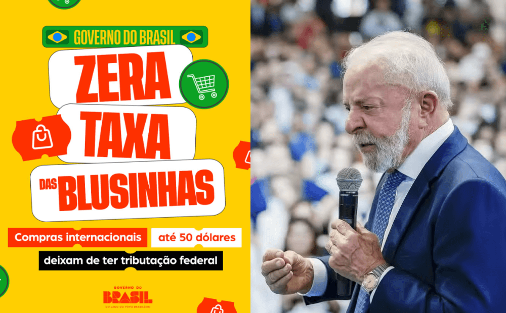 Governo Lula anuncia fim da “taxa das blusinhas” para compras internacionais de até US$ 50