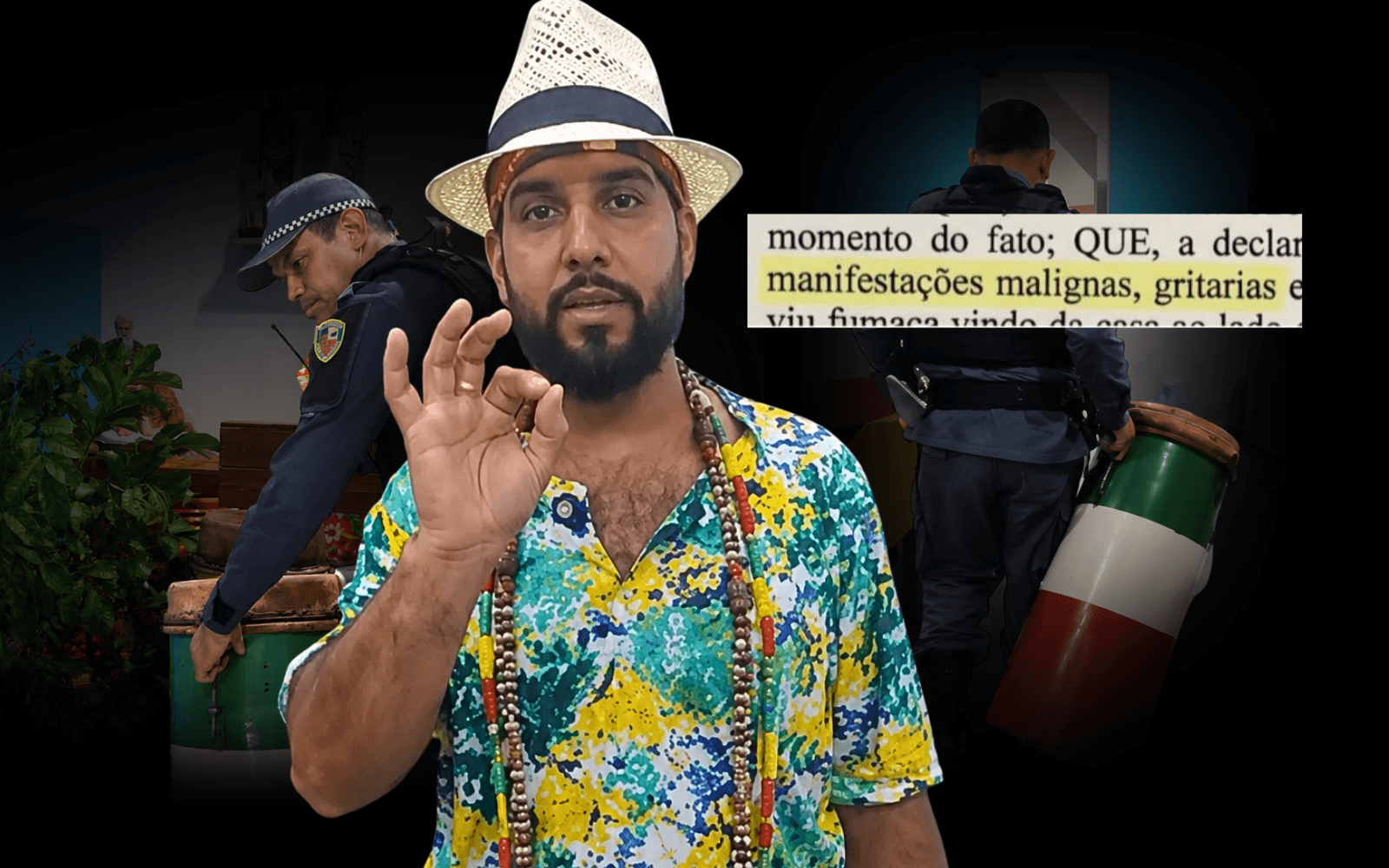 “Manifestações malignas”: como uma denúncia ao 190 virou debate sobre racismo religioso no AM