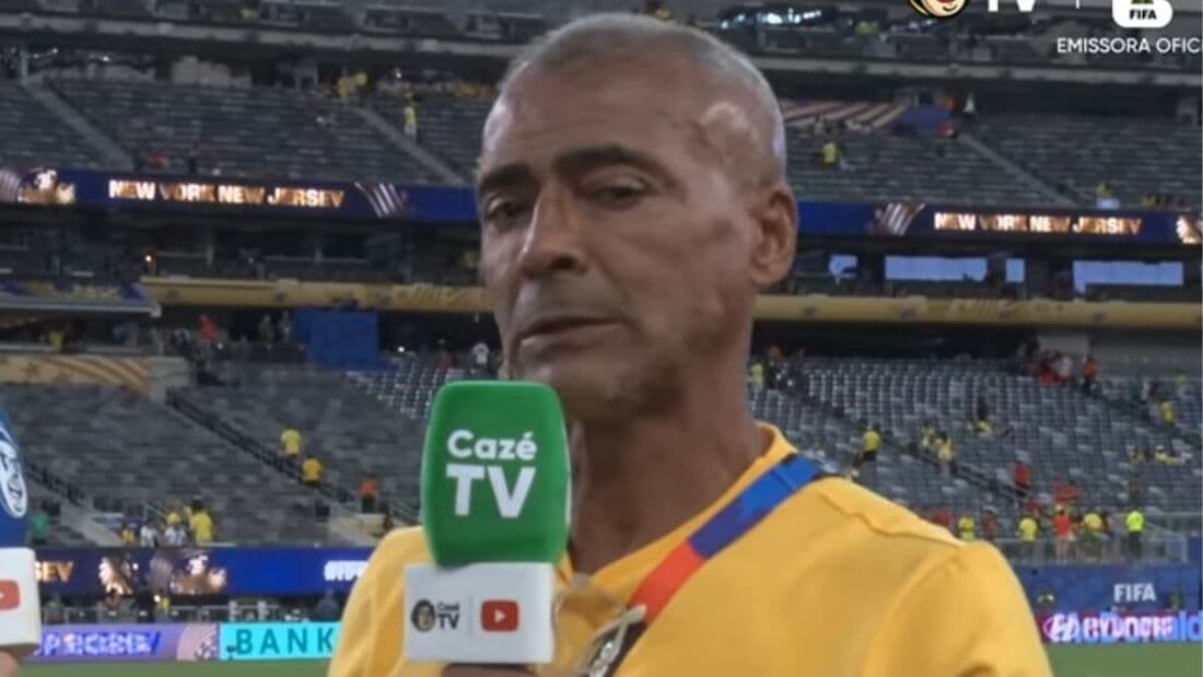 Senador Romário pode perder salário da CazéTV para quitar dívida de R$ 32 milhões