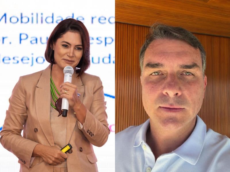Em apelo público, Flávio pede união com Michelle em defesa do legado de Bolsonaro