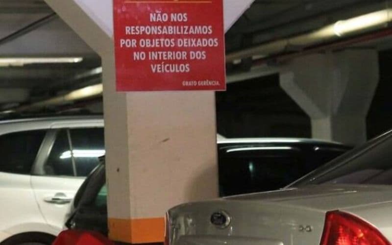 OAB-AM: placas de estacionamento não isentam responsabilidade