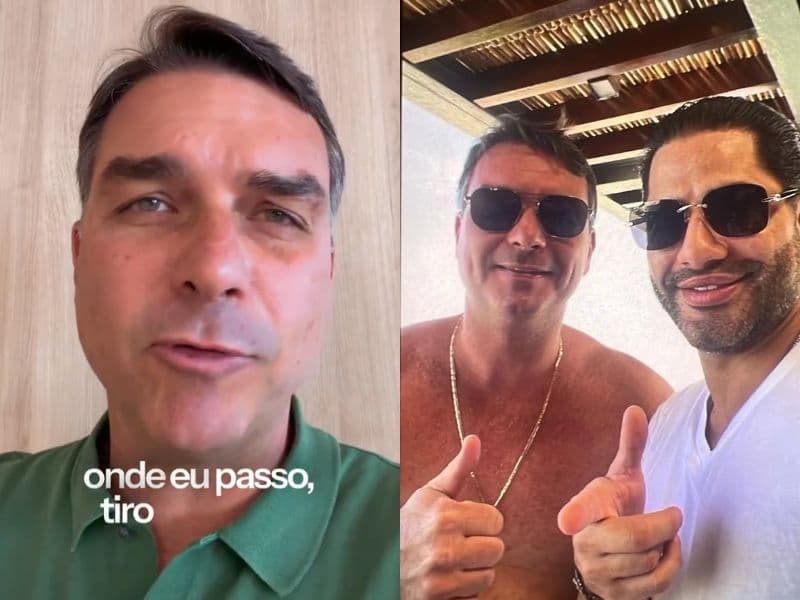 Flávio Bolsonaro nega conhecer “Sicário” e diz que tira foto com qualquer pessoa
