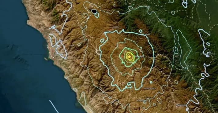 Terremoto deixa cinco mortos na região andina do Peru