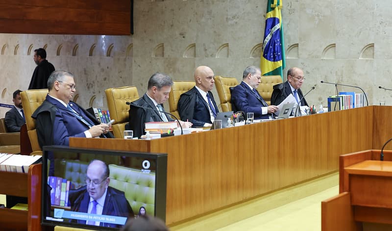 Live do STF sobre caso Moraes termina com 1,2 milhão de visualizações