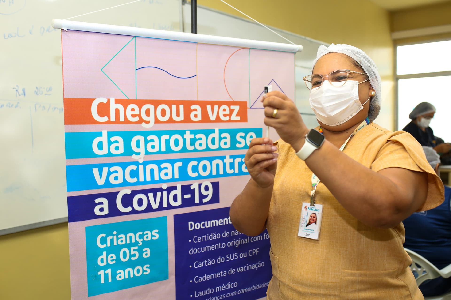 Manaus abre novo ponto de vacinação infantil no Studio 5 neste sábado
