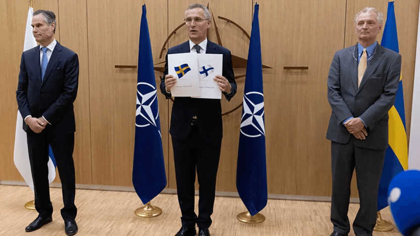 Suécia e Finlândia submetem seus pedidos oficiais para entrada na Otan