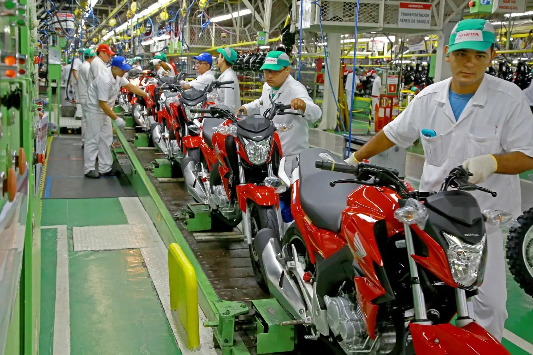 Produção de motocicletas no PIM atinge 1,41 milhão de unidades, o melhor desempenho em 14 anos
