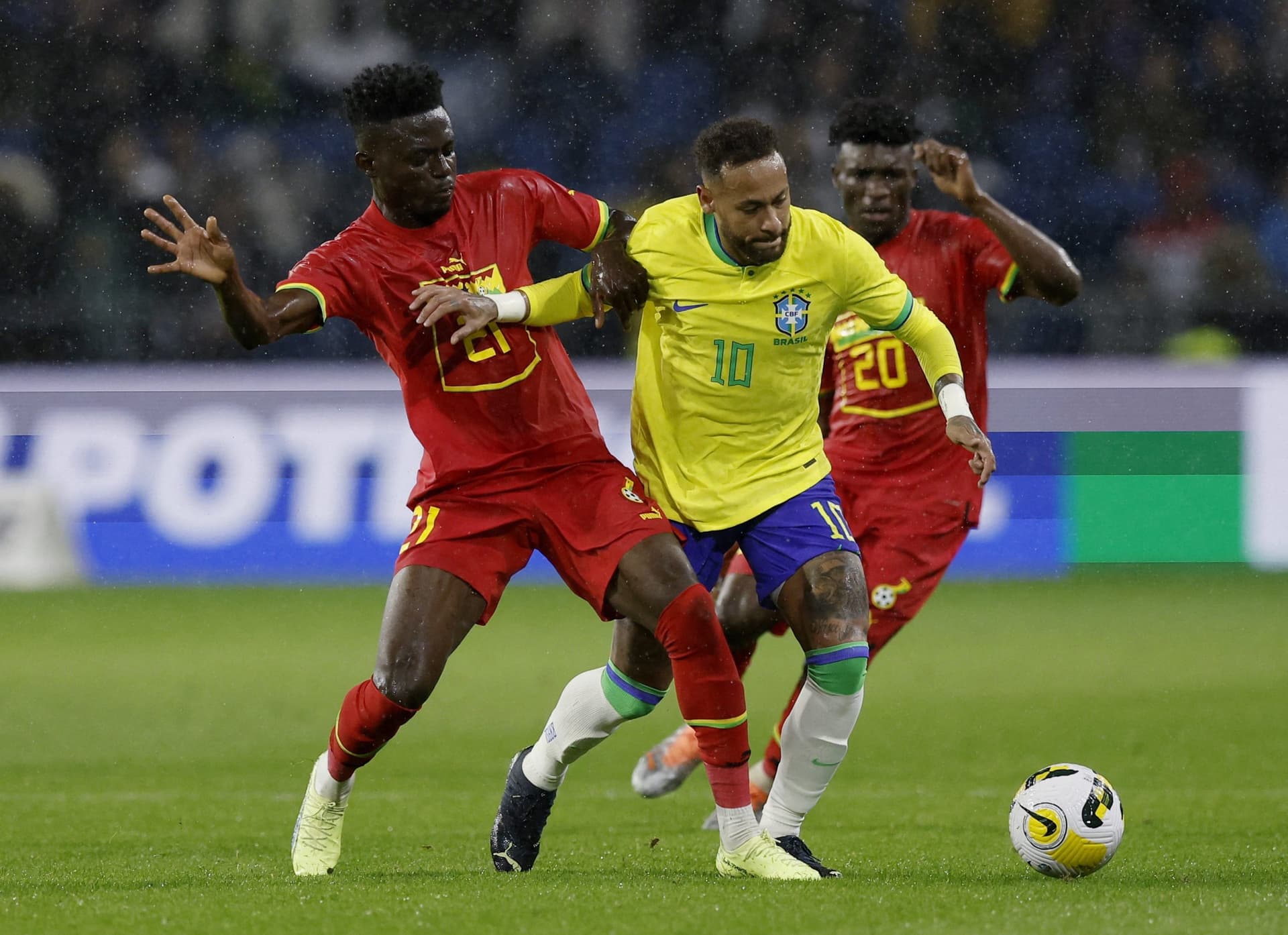 Brasil vence Gana por 3 a 0 em penúltimo confronto antes da Copa
