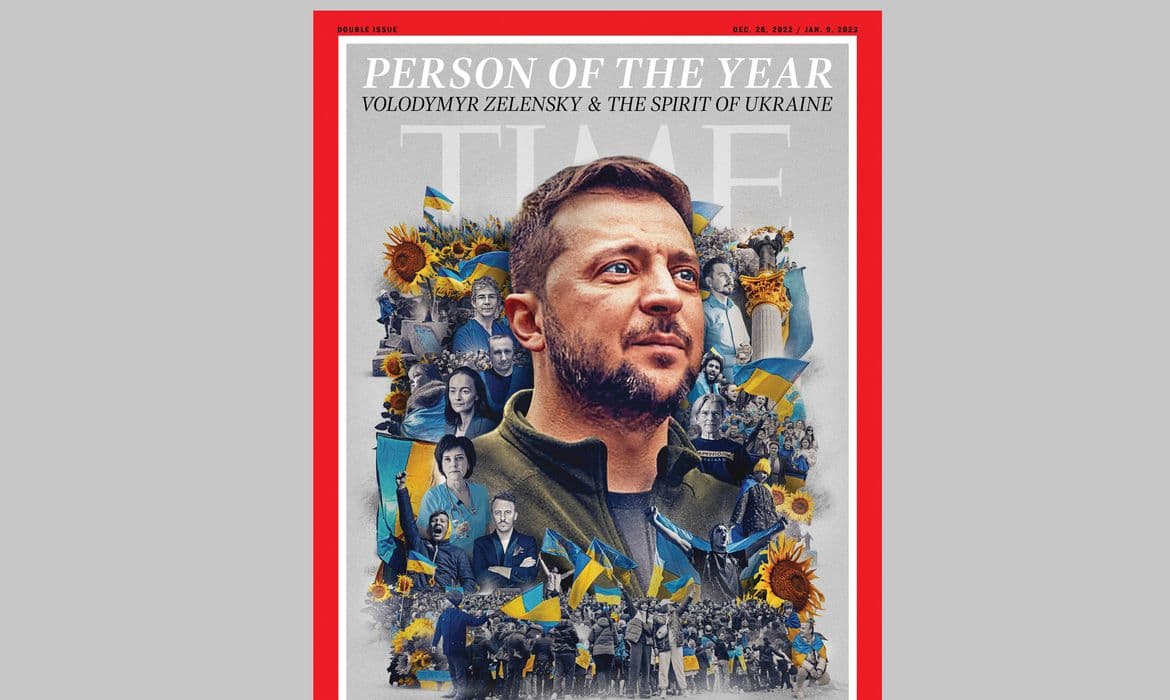 Zelenskiy é escolhido “Personalidade do Ano” pela Time