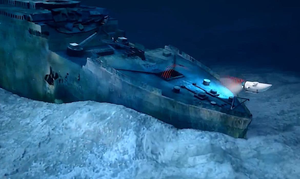 Vídeo mostra a profundeza do oceano onde desapareceu submarino Titan