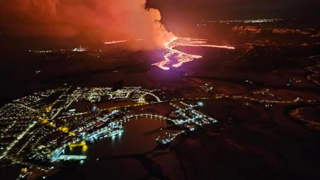 Vulcão na Islândia entra em erupção pela quarta vez em três meses; veja imagens