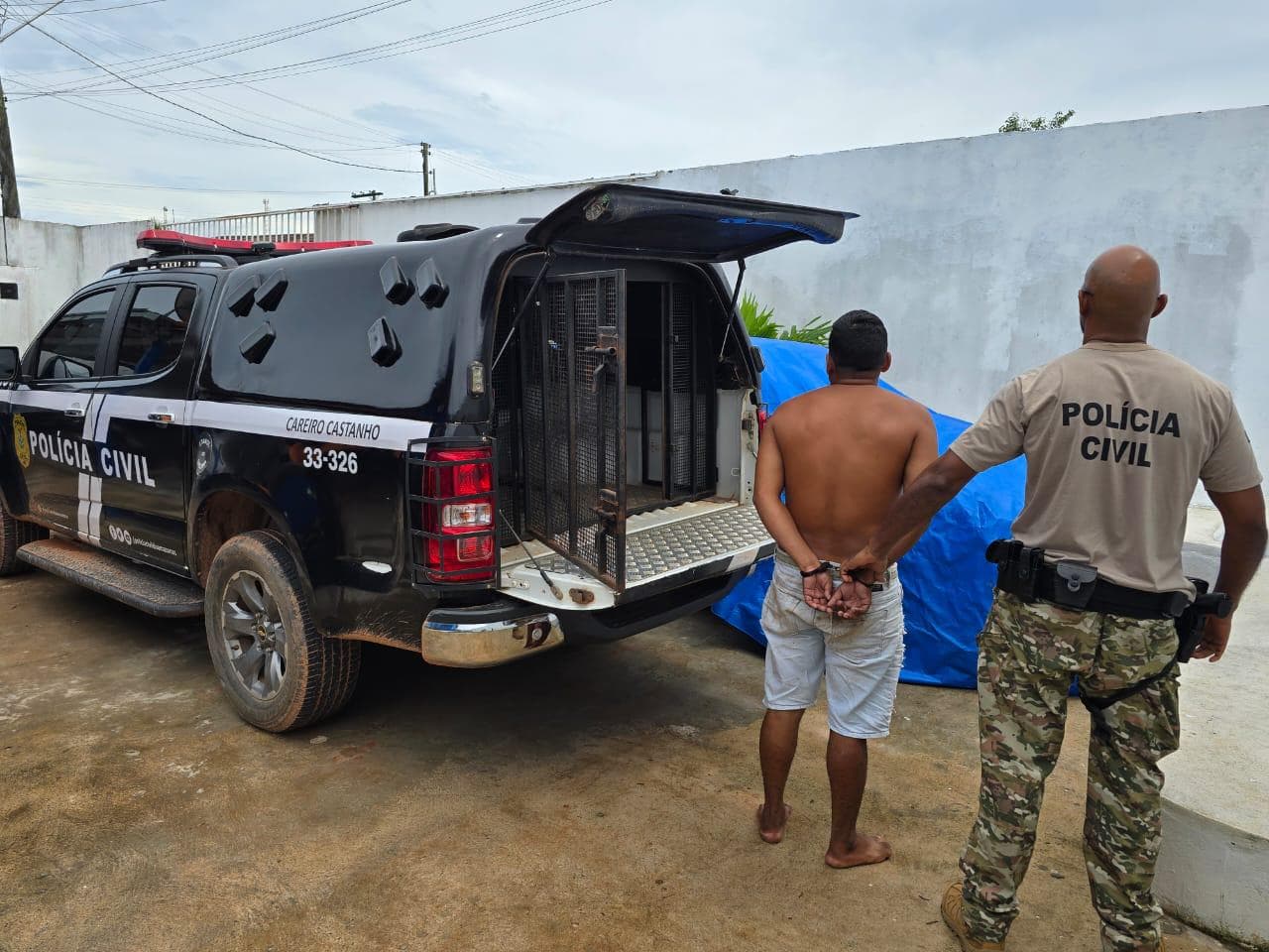 Preso com drogas e arma no interior do AM, homem responde a 11 processos por furto, estupro e desacato