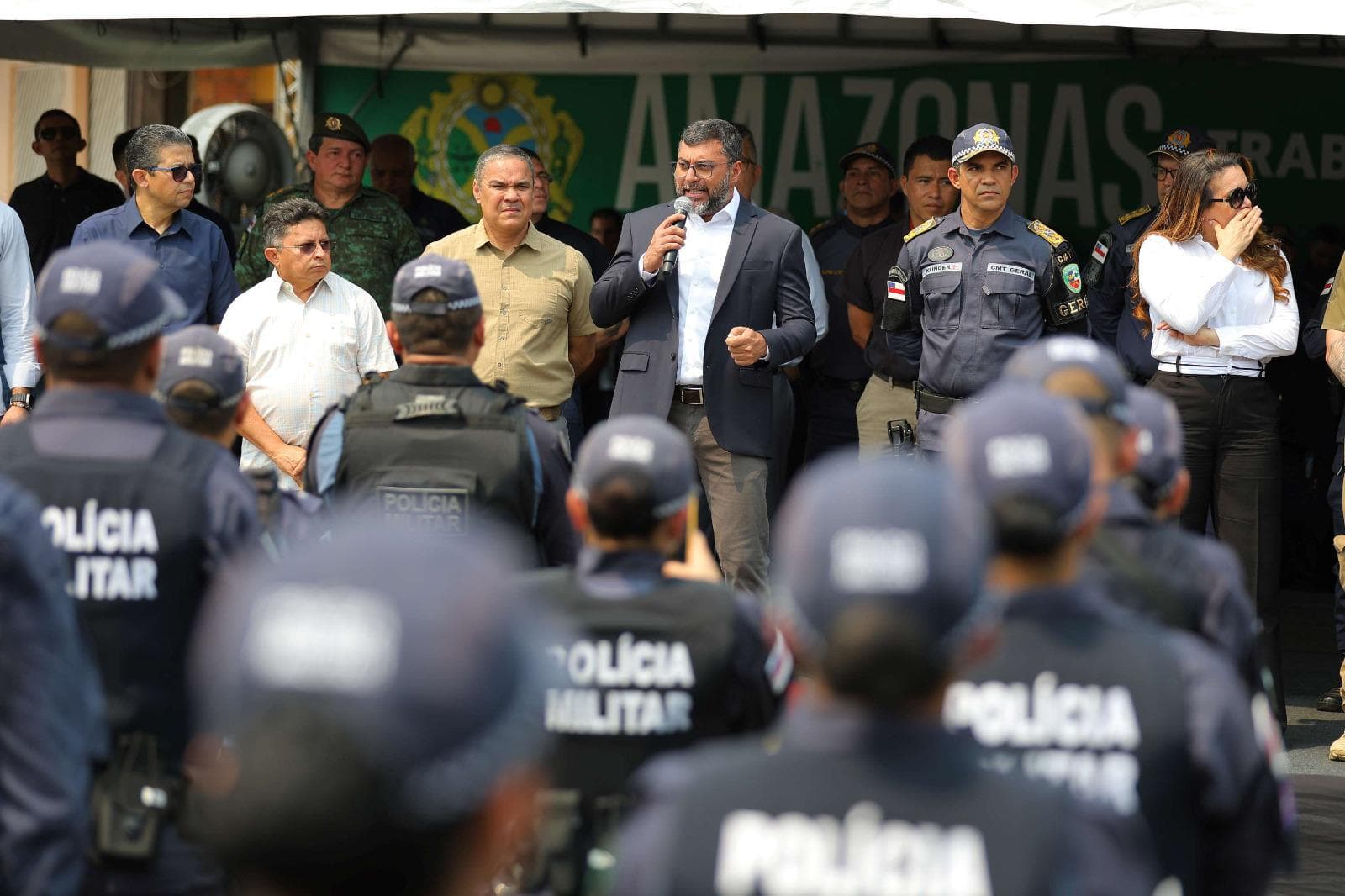 VÍDEO: “Estamos entregando mil alunos soldados que serão efetivados como servidores da Segurança Pública”, diz Wilson Lima