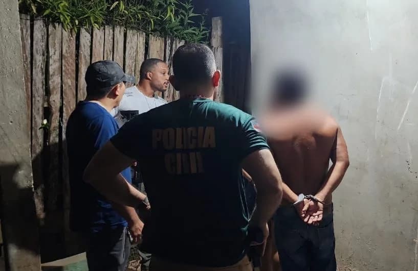 Avô postiço é preso suspeito de estuprar neta de 12 anos no Amazonas