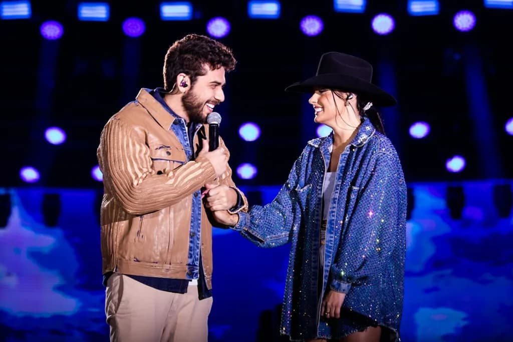 Voltaram? Gustavo Mioto é flagrado em show de Ana Castela em São Paulo