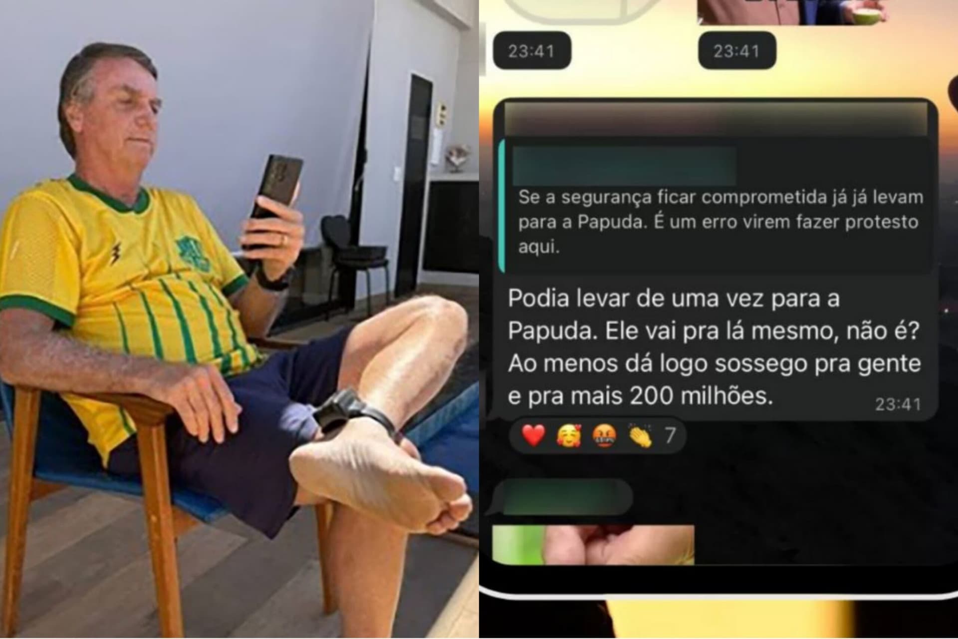 Prisão domiciliar de Bolsonaro incomoda vizinhos em condomínio: “Podia levar de vez pra Papuda”