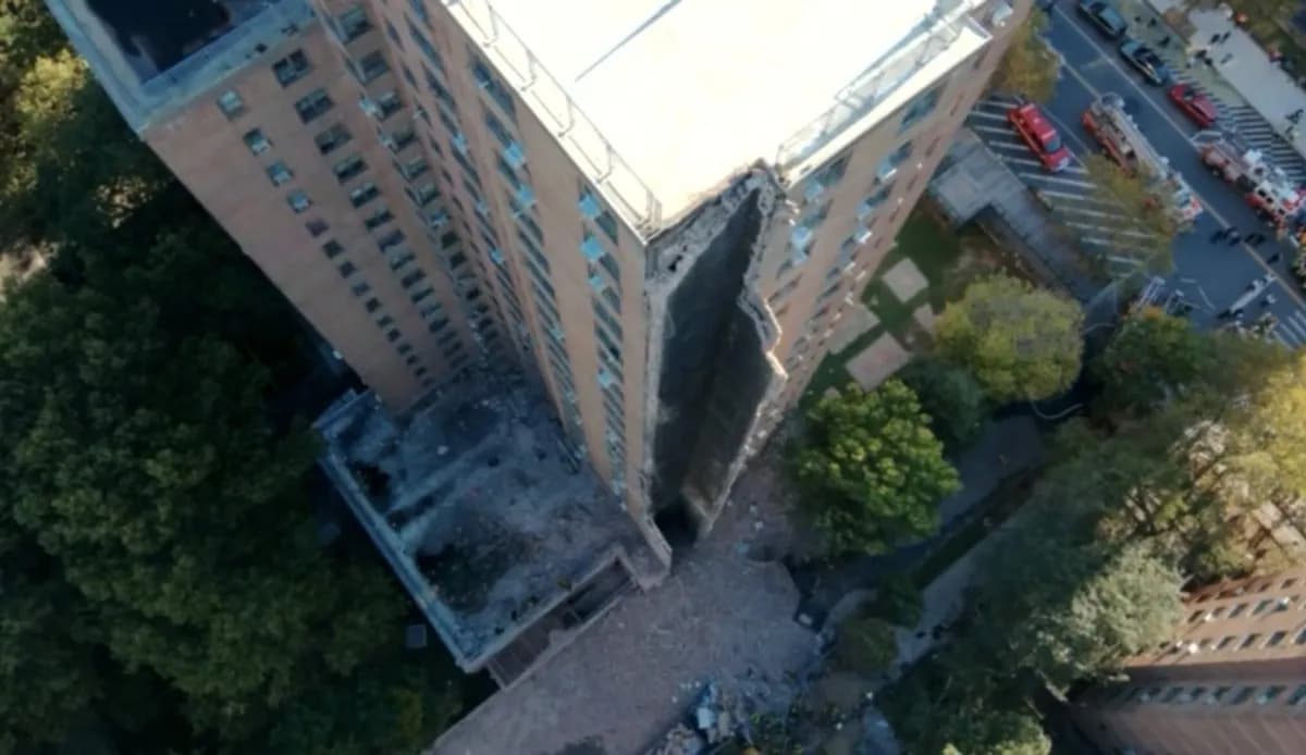 VÍDEO: Prédio desaba parcialmente em Nova York, após explosão de gás