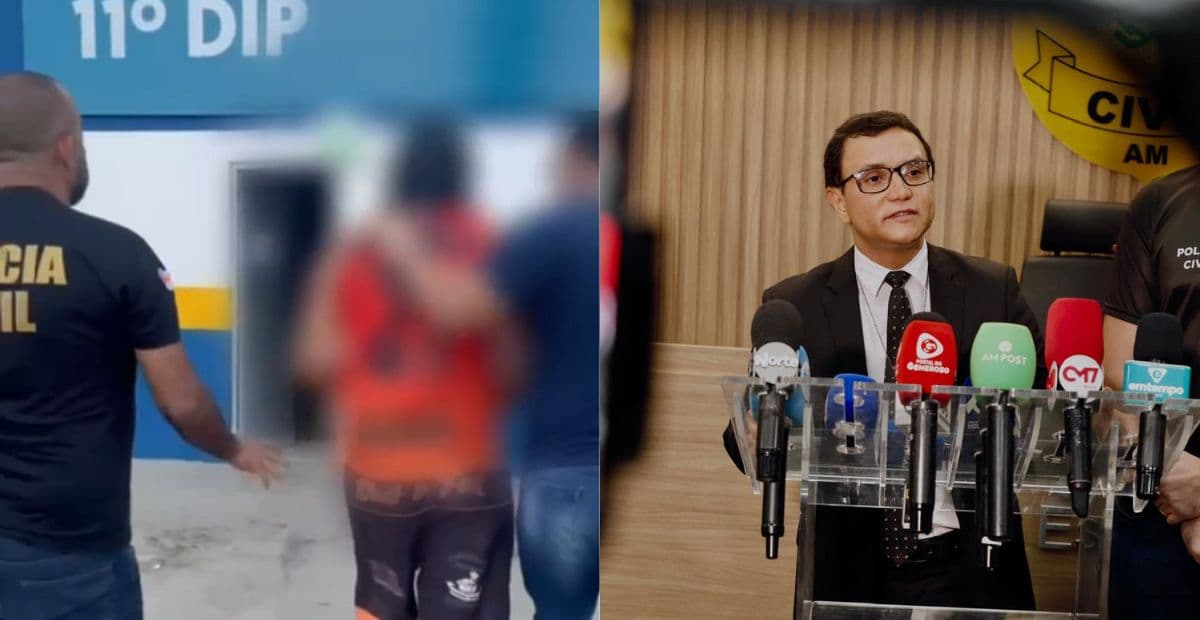 Homem é preso por tentar matar outro por negar bebida em Manaus