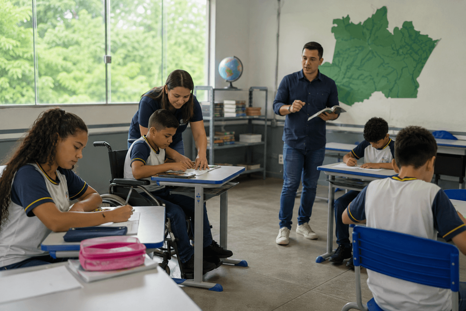 Escolas do Amazonas podem ter limite de alunos em turmas com estudantes PcD
