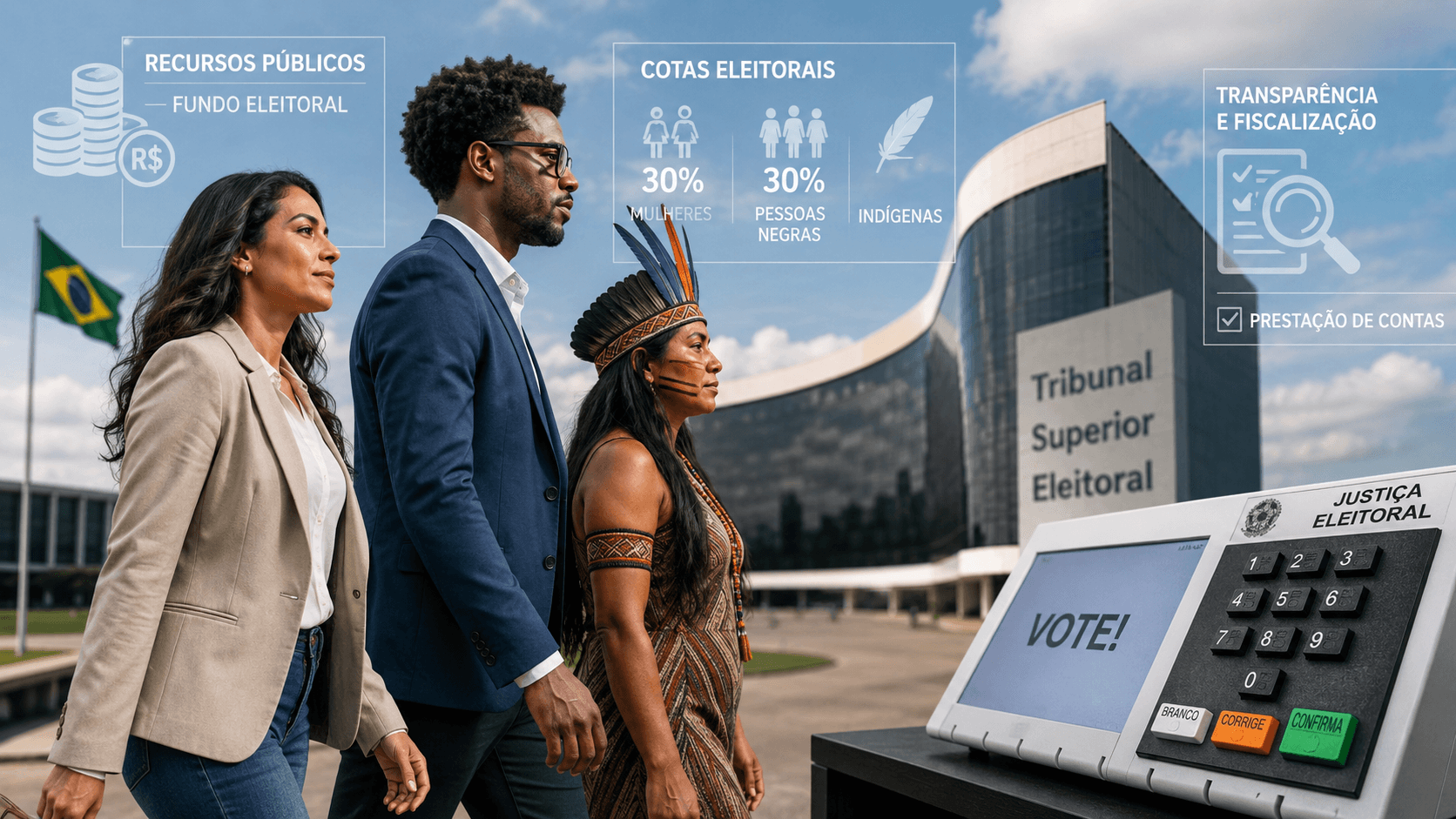 Eleições 2026: partidos podem entrar na mira do MPF por descumprimento de cotas eleitorais