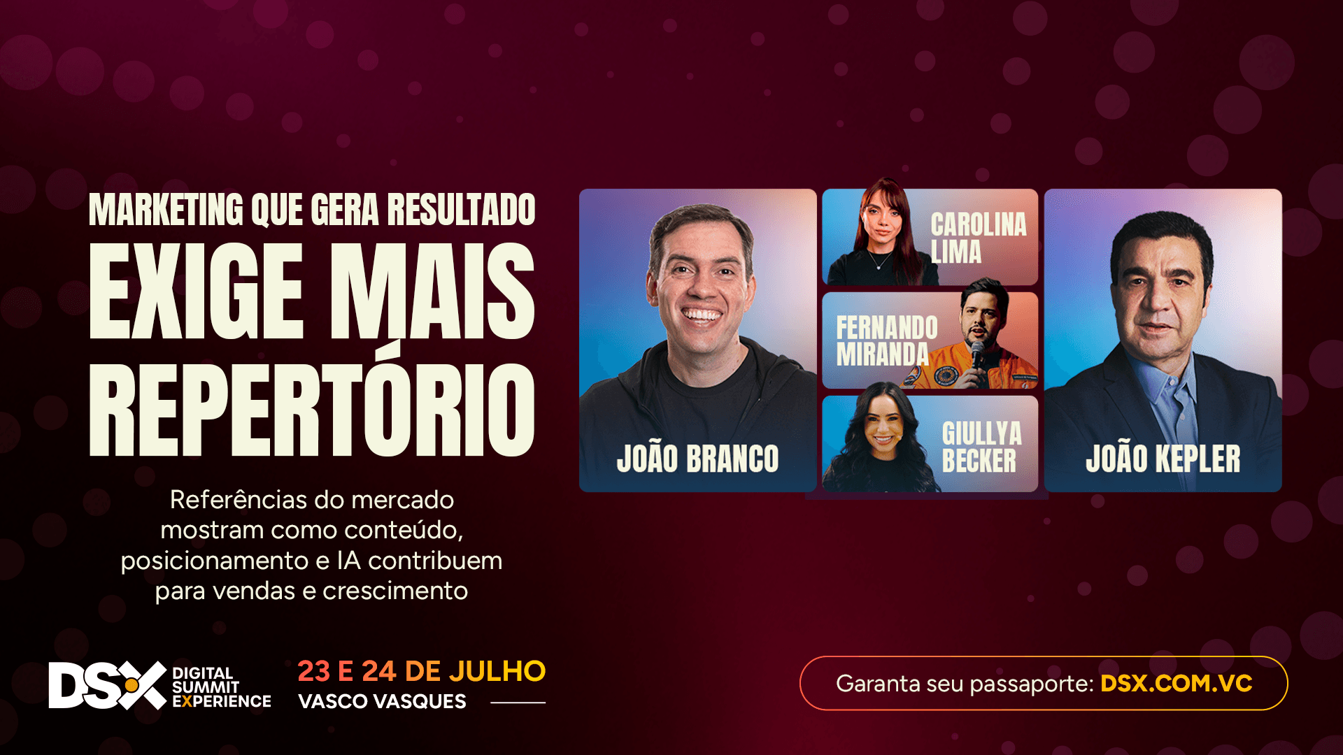 DSX 2026 reúne em Manaus especialistas para ensinar estratégias de marketing que geram mais vendas e resultados