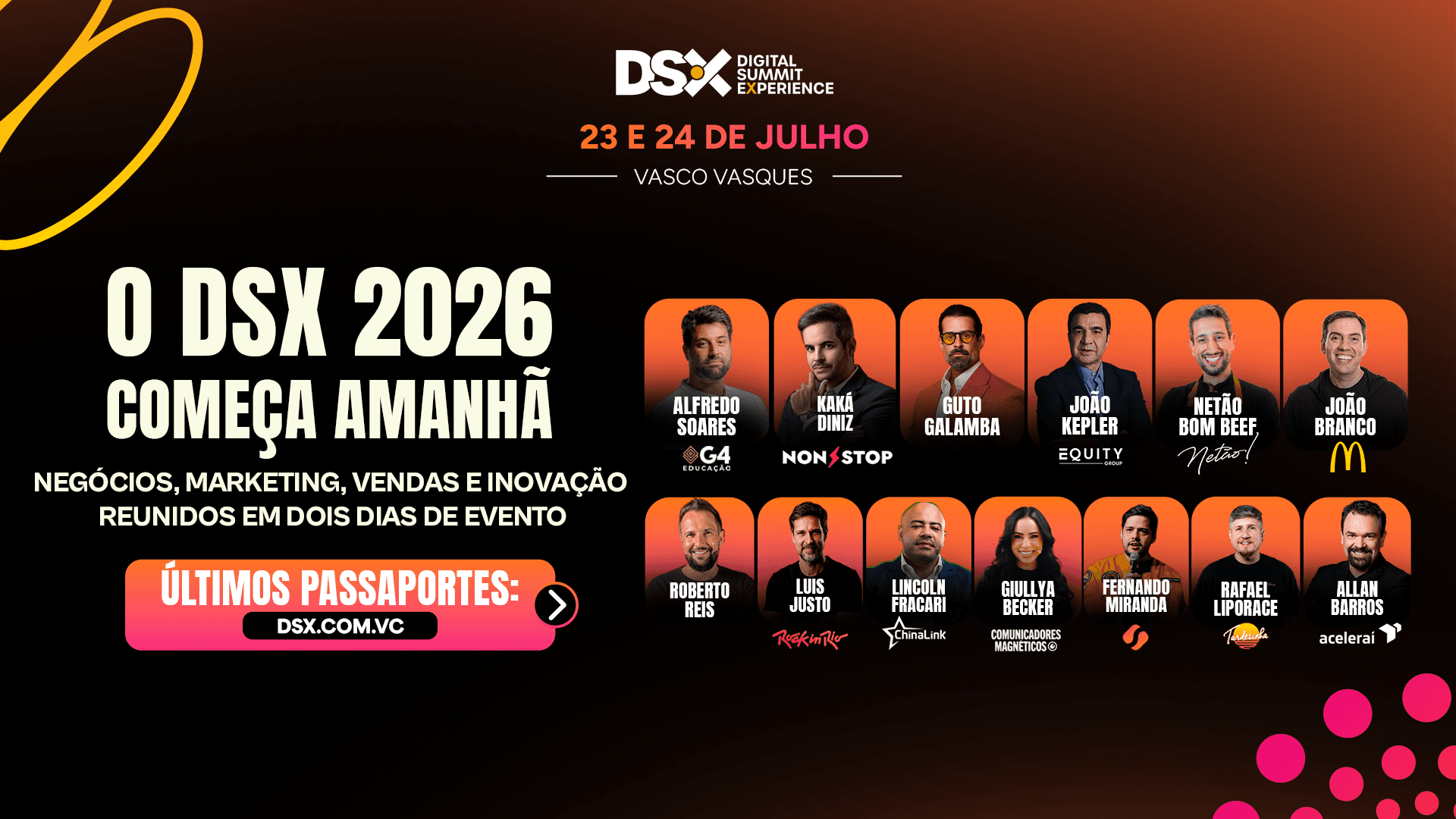 DSX 2026 reúne estratégias para quem quer vender mais e preparar o negócio para o futuro