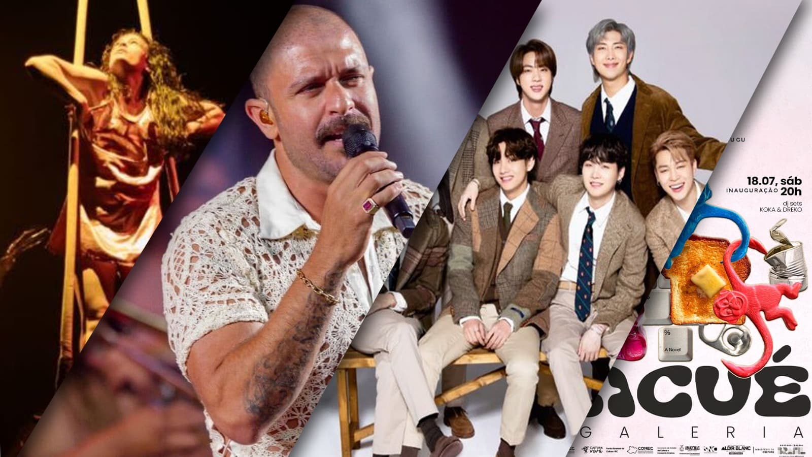 Fim de semana em Manaus tem Diogo Nogueira, BTS, pagode e muito mais; confira