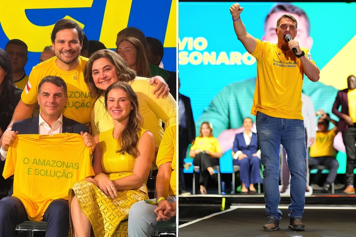 Políticos do AM reforçam apoio a Flávio Bolsonaro em convenção nacional do PL