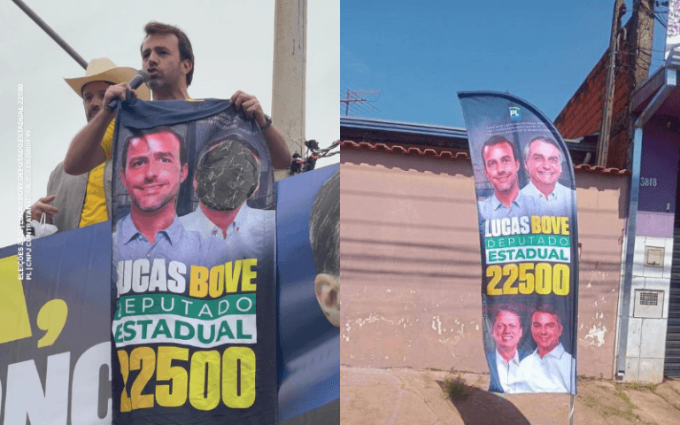 TSE suspende santinhos de candidato com imagem de Bolsonaro